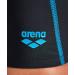 Buy Arena Logo Junior Jammer - Quick-Drying Chlorine & Salt Resistant Swimming Trunks for Kids | UV Protection 50+ | Black-Pix Blue - Buy Online on GoSupps.com