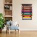 TIPSYTREE Karate Belt Display Rack with Handwritable Blackboard - 8 Belt Taekwondo & BJJ Holder for Personalized DIY Board | Kids Martial Arts Belt Display - Buy Online on GoSupps.com