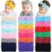 YHXX YLEN Baby Headband Girls 20 Pieces Headbands Knot Headband Elastic Bows Turban Hairband Knit Head Wraps