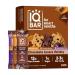 IQBAR Brain and Body Keto Protein Bars - Chocolate Lovers Variety Keto Bars - 12-Count Energy Bars - Low Carb Protein Bars - High Fiber Vegan Bars and Low Sugar Meal Replacement Bars - Vegan Snacks