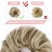 Vlasy Messy Bun Hair Piece Curly Wavy Scrunchies Extension Chignon Updo Synthetic Hair - 18/22# 60g - Buy Online on GoSupps.com