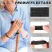 Walking Stick Wrist Straps - 2Pcs Nylon Loop for Crutches & Hiking Sticks | Black Strap for Hands-Free Support | Walking & Hiking Accessories - Buy Online on GoSupps.com