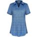 Vldnery Women's Short Sleeve Golf Shirt | V-Neck Loose Fit Tennis Polo T-Shirt - XX-Large Blue - Buy Online on GoSupps.com