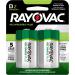 Rayovac Rechargeable D Batteries - High Capacity 2 Count Pack | Buy Internationally - Buy Online on GoSupps.com