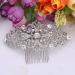 EVER FAITH Crystal Clear Silver-Tone Bridal Hairpiece Side Comb - Art Deco Wave Wedding Hair Accessory for Bride - Buy Online on GoSupps.com