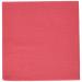 Le Nappage - paper napkierten Tex Touch - Color red - FSC -certified napkins - recyclable and biodegradable - pack with 50 red napkins size 24 x 24 cm red 25cm x 24cm