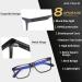 JM 3 Pack Anti Blue Light Reading Glasses for Men & Women | Rectangle Frame | UV Protection | 2.0x Magnification - Buy Online on GoSupps.com