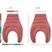 Red-White Cherry Stone Neck Pillow & Back Heat Pad | International Shipping - Buy Online on GoSupps.com