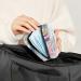 Colorful Feather Period Bag | Sanitary Napkin Storage & Travel Makeup Pouch - Buy Online on GoSupps.com