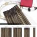 Shop Moresoo Real Hair Extensions | Clip-In Dark Blonde & Brown 120g - 7Pcs 40cm Remy Quality - Buy Online on GoSupps.com