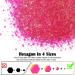 Ceya Chunky Glitter 140g Vibrant Pink Powder for Nail Art, Hair, Epoxy Resin, Tumblers & More - Buy Online on GoSupps.com