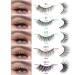 10 Styles Variety Pack Faux Mink Lashes 12mm-14mm - 10 Pairs Natural Look False Eyelashes - Handmade, Reusable, 3D Wispies for Small Faces - EMEDA - Buy Online on GoSupps.com