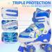 Kids Roller Skates for Girls and Boys | 4 Size Adjustable | Light Up Wheels | Blue Medium-Youth (3Y-6Y US) - Buy Online on GoSupps.com