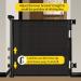 Retractable Baby Gate Mesh Baby Gate or Mesh Dog Gate 33" Tall Extends up to 55" Wide Child Safety Gate for Doorways  Stairs  Hallways  Indoor/Outdoor(33x55 Inch  Black) 33x55 Inch Black - Buy Online on GoSupps.com