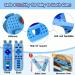 Scuwtocn Silicone Teether Toys for Baby 6-12 Months | Remote Control Shape Teething Toy - Sky Blue - Buy Online on GoSupps.com
