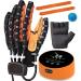 Rehabilitation Robot Gloves for Stroke Hemiplegia Patients Equipment for Hand Pain Relief Therapy Hand Exerciser Aids Robotic Glove(Size:Left Hand XXL Color:Orange) Left Hand XXL Orange