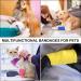 12 Rolls Self-Adhesive Bandage Wrapped In Color 7.5cm x 4.5M Elastic Self-Adhesive Bandage First Aid Sports Wrap Adhesive Bandage Pet Vet Self-Wrap Bandage. - Buy Online on GoSupps.com