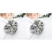 2 Pack Premium Silk Scrunchies in Grey - Soft Satin Ponytail Holder for Women with Long, Fine, and Thick Hair - Elastic Hair Ties for Girls - Buy Online on GoSupps.com