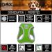 Ddoxx Reflecting Airmesh Step-in Dog Harness - Adjustable Green Puppy Vest for All Sizes (L) - Breast Size: 43-48 cm - Buy Online on GoSupps.com