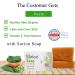 Sorion Psoriasis Soap Bars - Coconut Oil, Neem, Turmeric & Pala Indigo - Organic Essential Oils - for Face, Body & Beauty - Men & Women - Buy Online on GoSupps.com