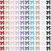 100PCS 3D Bow Nail Charms | Multicolor Acrylic Rhinestones for DIY Nail Art | Cute Decorations for Women & Girls - Buy Online on GoSupps.com