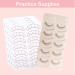 Lyon Lash 4x100 Pack Eyelash Extension Kit: Under Eye Gel Pads, Mascara Brushes, Applicators, Glue Ring Holder, Medical Tapes - Buy Online on GoSupps.com