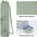 Sportsnew Yoga Mat Bag - Green | Water Bottle Pocket & Bottom Wet Pocket | Multi-Functional Exercise Mat Carrier - Buy Online on GoSupps.com