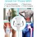Vive Raised Toilet Seat Riser with Handles - Elderly & Handicap Grab Bar for Seniors - Easy Clean, Options for Elongated & Standard Bowls - Medical Hip Replacement Surgery Aid - Buy Online on GoSupps.com