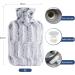 Samply 2L Hot Water Bottle with Luxury Faux Fur Cover - Navy Blue | Hand, Feet, Neck, and Shoulder Pain Relief - Buy Online on GoSupps.com