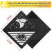 4 Universal Security Reflectors for Strollers - Velcro Fasteners | Sweet Babies & Clouds Moon Star Motif - Buy Online on GoSupps.com