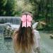 2 Pack 6 inch Bow Hair Clips Large Hair Bow Hair Barrette Clips for Women Girls Pink Hair Bow for Girls - Buy Online on GoSupps.com