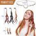 5 Pack Viking Boho Head Jewelry Set for Women - Witch Forehead Headpiece with Tassel Earrings - Hippie Hair Accessories for Party Halloween (Mixed Color) - Buy Online on GoSupps.com
