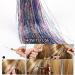 600 Strand Hair Tinsel Extensions Kit - Sparkling Glitter Hair Extensions for Women & Girls - Heat Resistant - 48 Inch Length - Mixed Colors - Buy Online on GoSupps.com