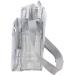 Eastsport Stadium Approved Clear Messenger Bag - 12 x 10 x 6 - Adjustable Crossbody Strap - Transparent Light Gray - Buy Online on GoSupps.com