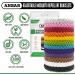 Anbar Leather Mosquito Repellent Bracelets for Adults and Kids 12 Pack Deet Free All-Natural Anti-Mosquito Tick and Insect Essential Oils 300-Hour Waterproof Outdoor Protection (Solid) - Buy Online on GoSupps.com