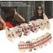Gold Teeth Brace Set Teeth Brace Teeth Jewelry For Halloween Party Hip Hop Show Halloween Brace Set Gold For Oral Metal Teeth Decoration Gadget () - Buy Online on GoSupps.com