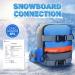 Yoz&Papa Kids Ski & Snowboard Harness Trainer Backpack - Blue-1 | Learn to Ski with Toddler Support - Buy Online on GoSupps.com