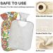 NAANLE Retro Flower Paisley Heat Bottle | 1L Hot Water Bottle for Back Pain Relief & Cold Therapy | Hand & Foot Warmer - Buy Online on GoSupps.com