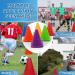 Win SPORTS Training Plastic Traffic Cones Set - 24 Pack 7 Inch Indoor Outdoor Agility Cones - Soccer Sports Equipment for Kids - Buy Online on GoSupps.com