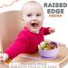 Xabono Baby Plates with Suction | BPA-Free Suction Plates for Easy Feeding | Washable Bowls with Silicone Spoon | Purple Design for First Baby Foods - Buy Online on GoSupps.com