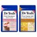 Dr Teal's Epsom Salt Bath Combo Pack (6 lbs Total), Restore & Replenish with Pink Himalayan, and Glow & Radiance with Vitamin C and Citrus Essential Oils