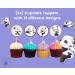 24-Pack Panda Girl Cupcake Toppers Cake Topper Centerpiece - 2.5x2.5in & 5-inch Tall - Double-Sided High-Resolution - Heavy Cardstock Pre-Assembled with Stick for Whimsical Celebrations - Buy Online on GoSupps.com