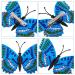 24 Pieces Small Realistic Butterfly Hair Clips in Colorful Blue - Handmade 90s Barrettes for Women and Girls - Buy Online on GoSupps.com