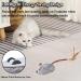 Vealind Electric Cat Toy Mouse - Interactive Toy with Feather Tail & USB Cable (Gray) - Fun for Cats & Kittens - Buy Online on GoSupps.com