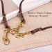 HiCaptain Thin Leather Leash - Small Dogs & Cats Up to 15-30 lb - 1/3 inch Wide, 6 Feet - Buy Online on GoSupps.com