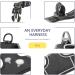Premium Heele Dog Crockery & No-Pull Harness - Reflective Padded Breathable for Medium Dogs - Durable Black - Buy Online on GoSupps.com