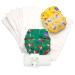 Bambino Mio miosoft reusable nappy set safari celebration c size 2 (9kgs+) Size 2 (9kg+)