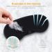 Gritin Cotton Sleep Mask - Ultra Soft Light-Blackout Eye Mask with Adjustable Strip and Ear Plug for Men Women Kids - Buy Online on GoSupps.com