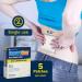 TenderGentle Four Percent Lidocaine Patches - 5 Back Pain Relief Patches with 4% Lidocaine for Aches Muscle and Joint Discomfort - 3.9" x 5.5" Back Shoulder and Neck Pain Patch - Buy Online on GoSupps.com