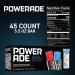 POWERADE Giant-sized Freezer Bars 5.5 oz Mountain Berry Blast & Fruit Punch Flavors 45 Count Pack with Electrolytes & B Vitamins - Buy Online on GoSupps.com